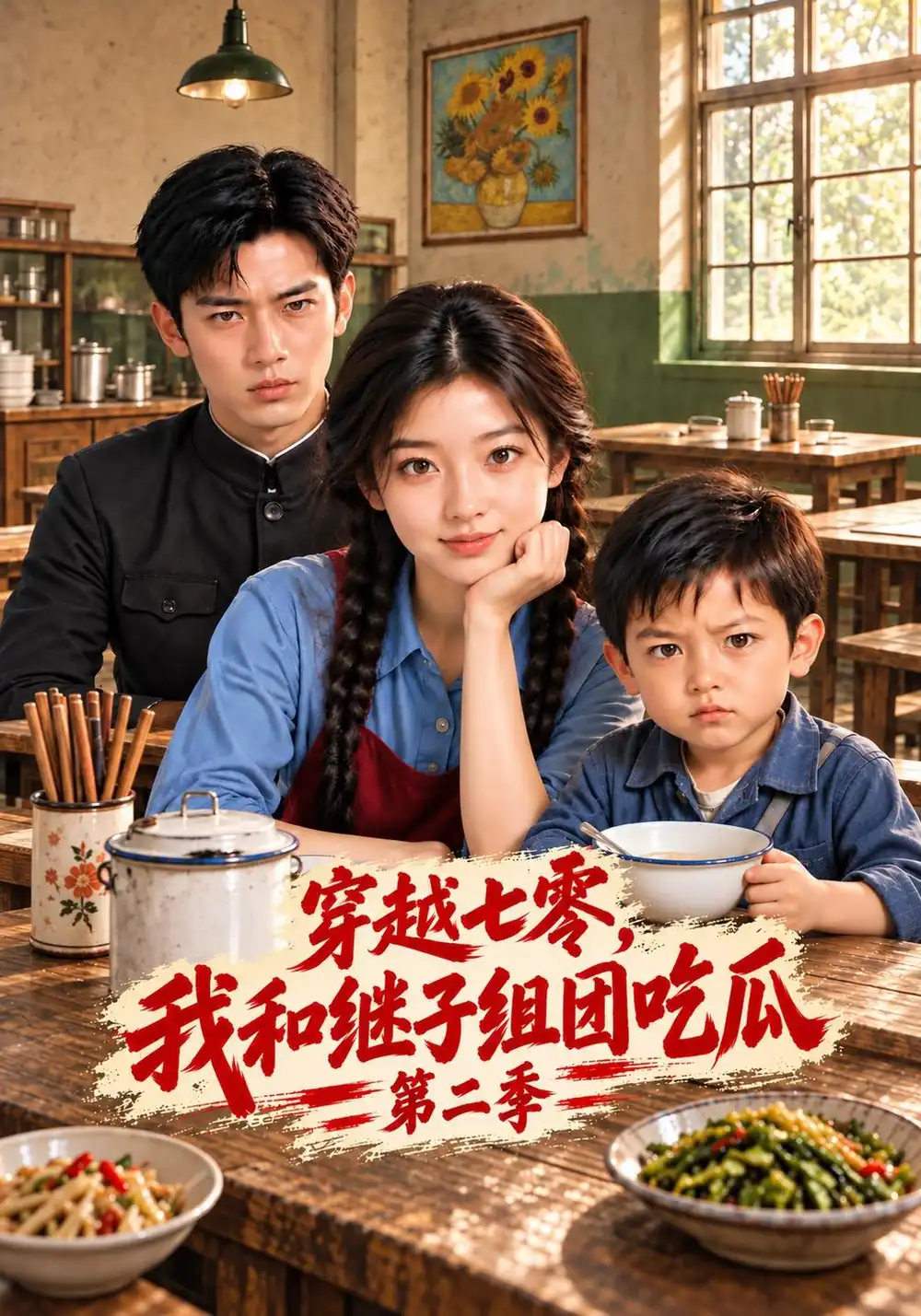 《穿越七零，我和继子组团吃瓜第二季&穿越七零我和继子组团吃瓜第二季（116集）AI短剧》短剧全集免费在线看
