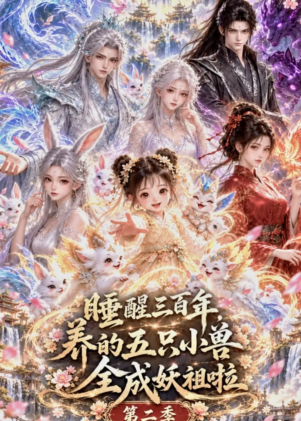 《睡醒三百年，养的五只小兽全成妖祖第二季&睡醒三百年养的五只小兽全成妖祖第二季（158集）AI短剧》短剧全集免费在线看