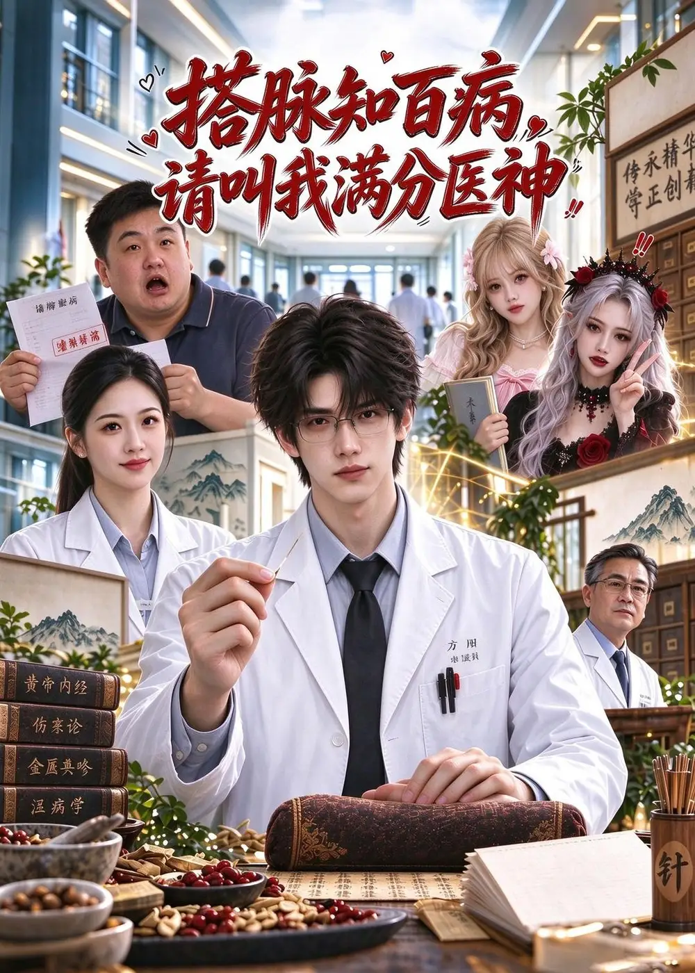《搭脉知百病，请叫我满分医神&搭脉知百病请叫我满分医神（166集）AI短剧》短剧全集免费在线看