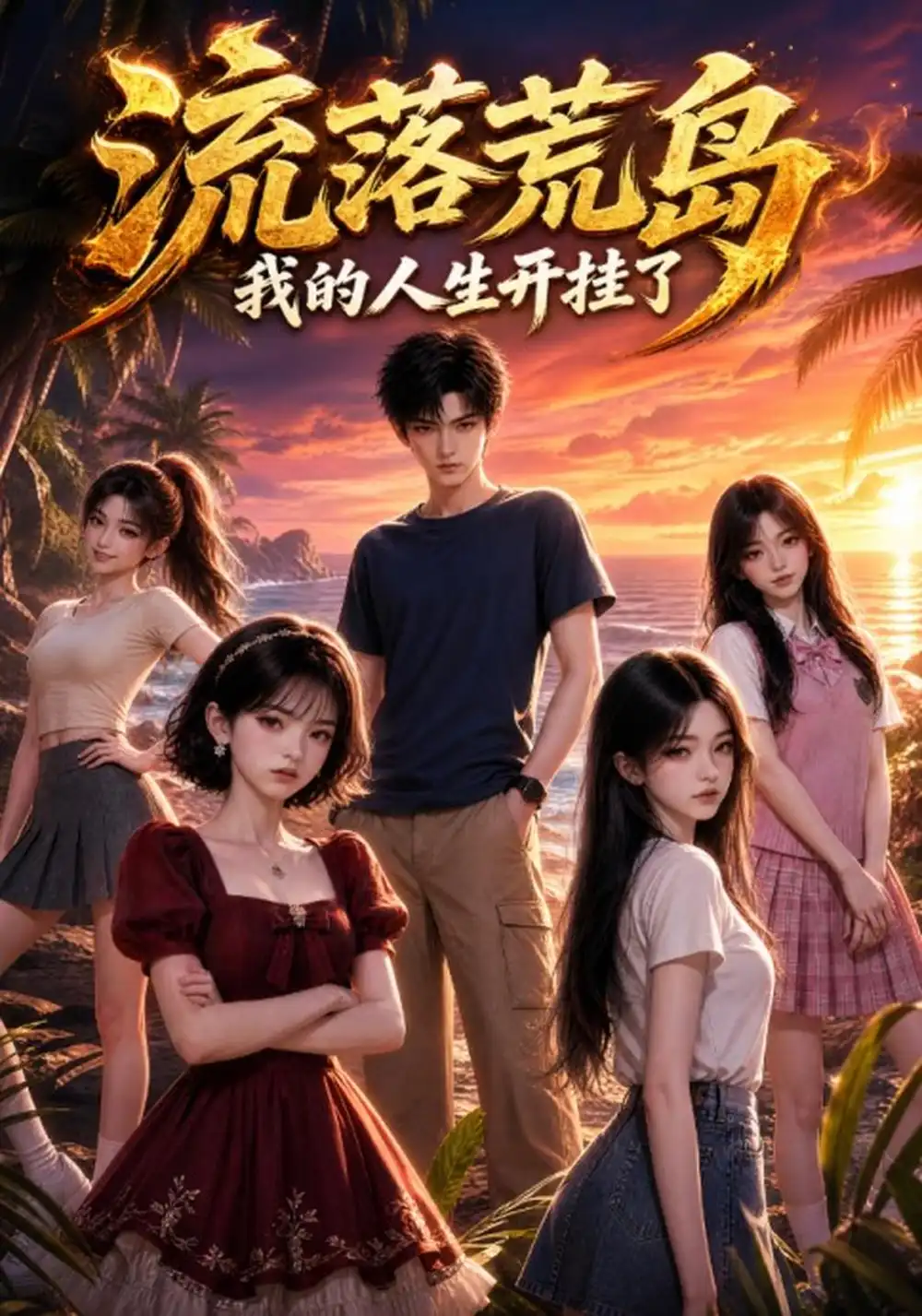 《流落荒岛，我的人生开挂了&流落荒岛我的人生开挂了（112集）AI短剧》短剧全集免费在线看