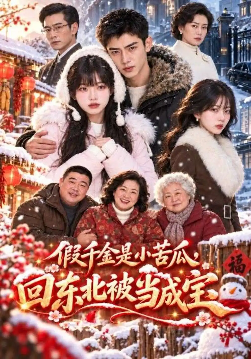 《假千金是小苦瓜，回东北被当成宝&假千金是小苦瓜回东北被当成宝（46集）AI短剧》短剧全集免费在线看